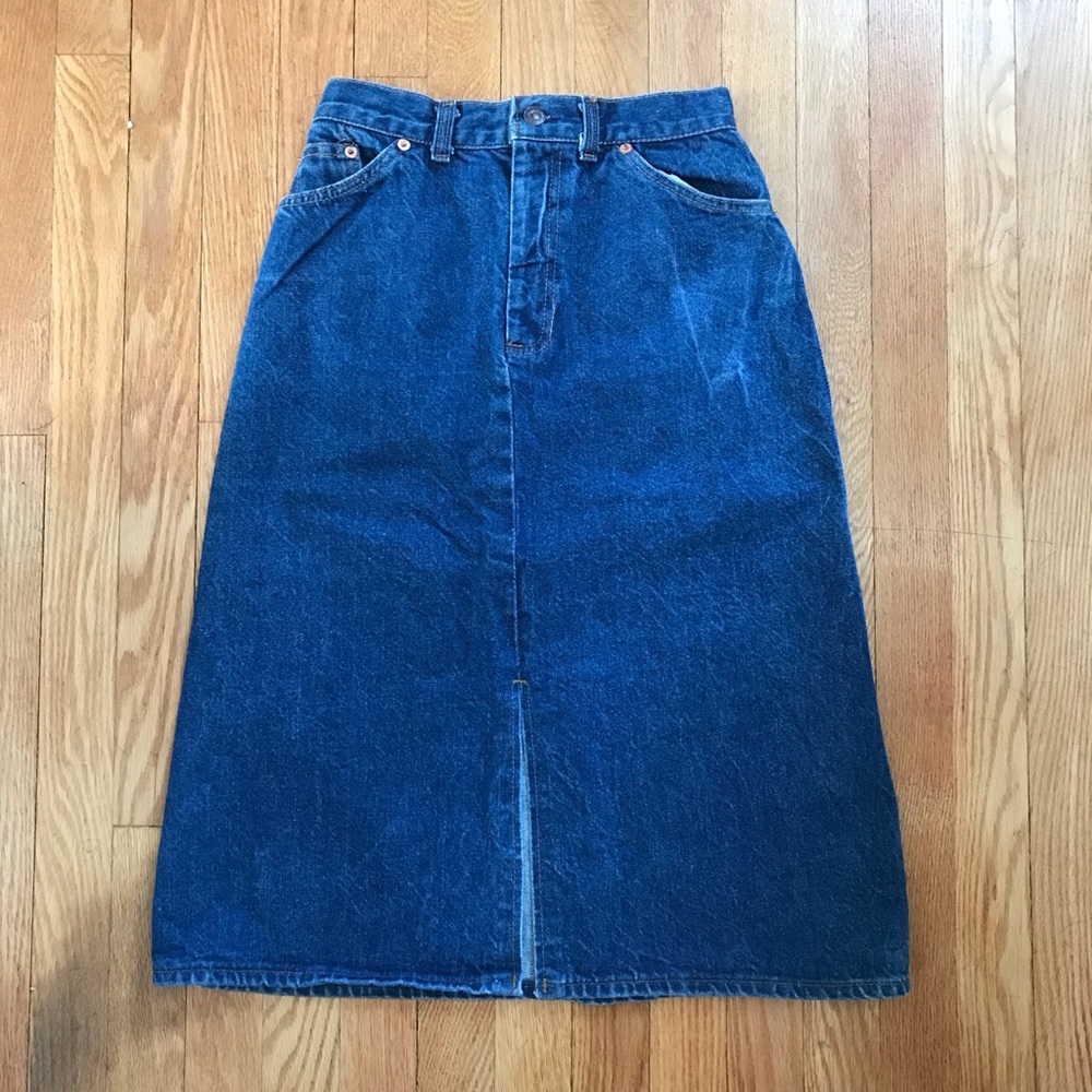 Vintage Levi’s Denim Midi Skirt